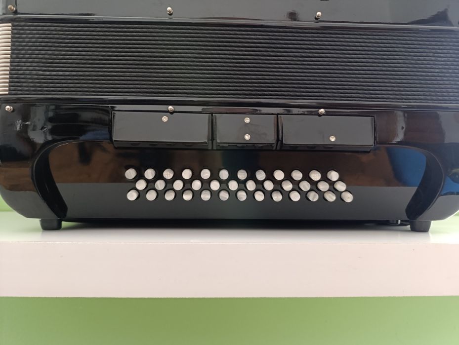 Acordeão / Acordeon Pigini com baixo cromático
