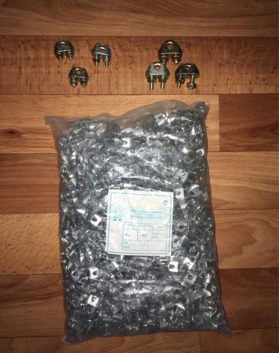 Трос стальний оцинкованний / зажим для трос оцинкованный Германия