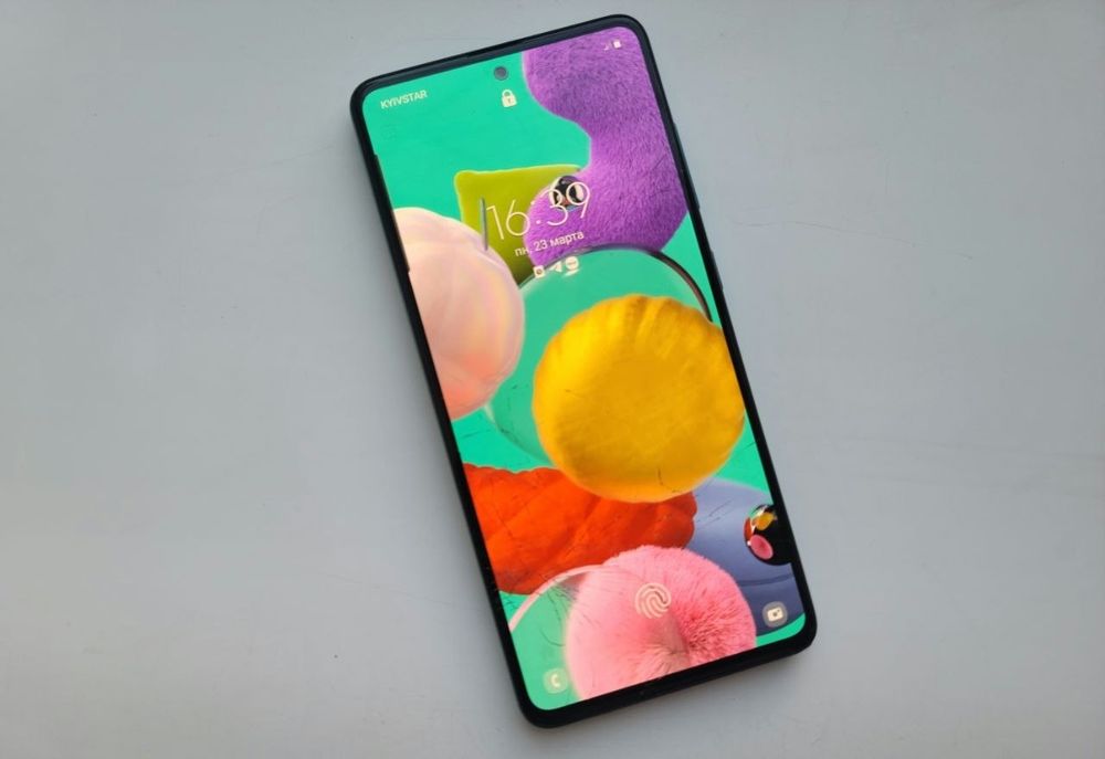 Модуль екрану Samsung A51 під переклейку скла