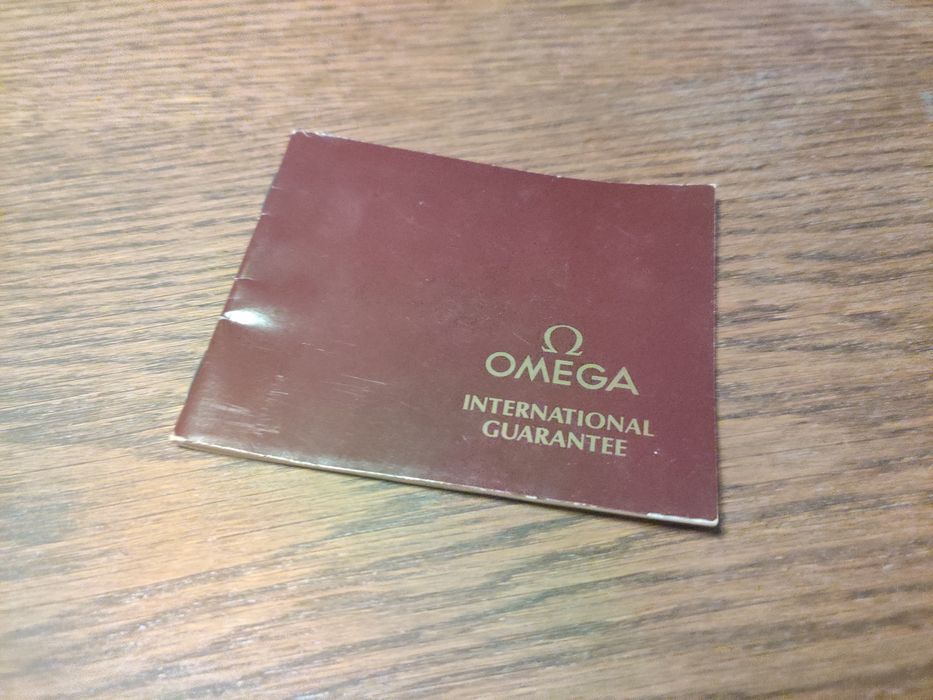Omega De Ville quartz de 1987 com caixa original e documentos