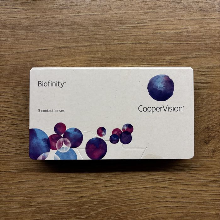 Soczewki miesięczne Biofinity -2,5 trzy sztuki