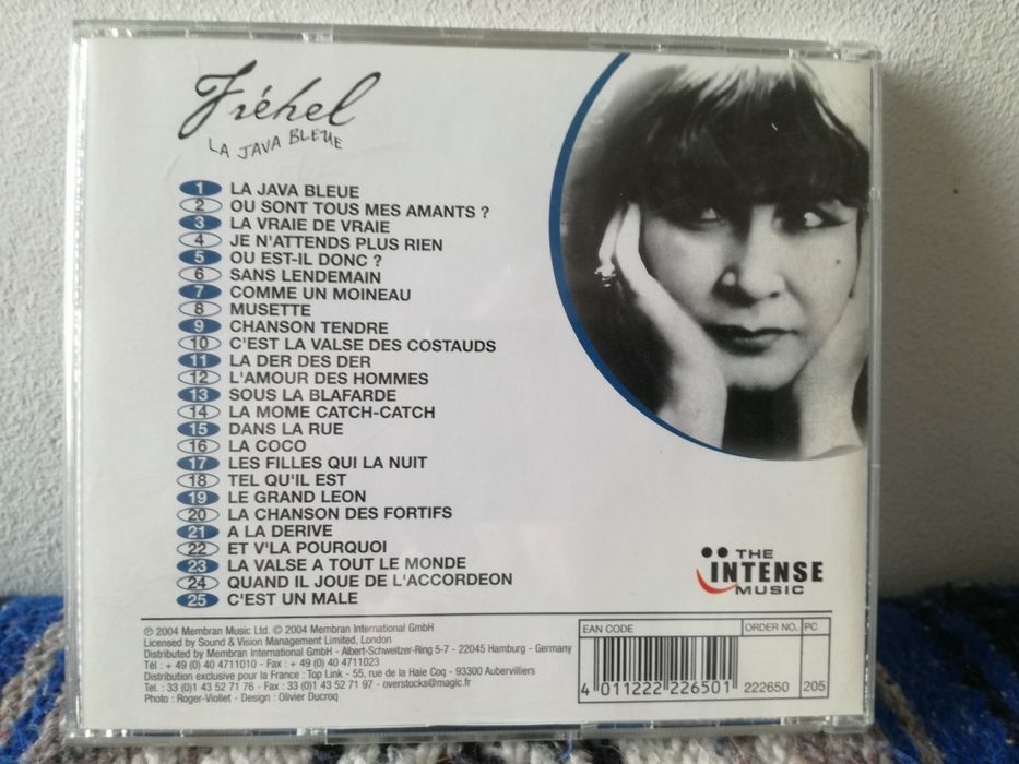 Cd Frehel La Java Bleue