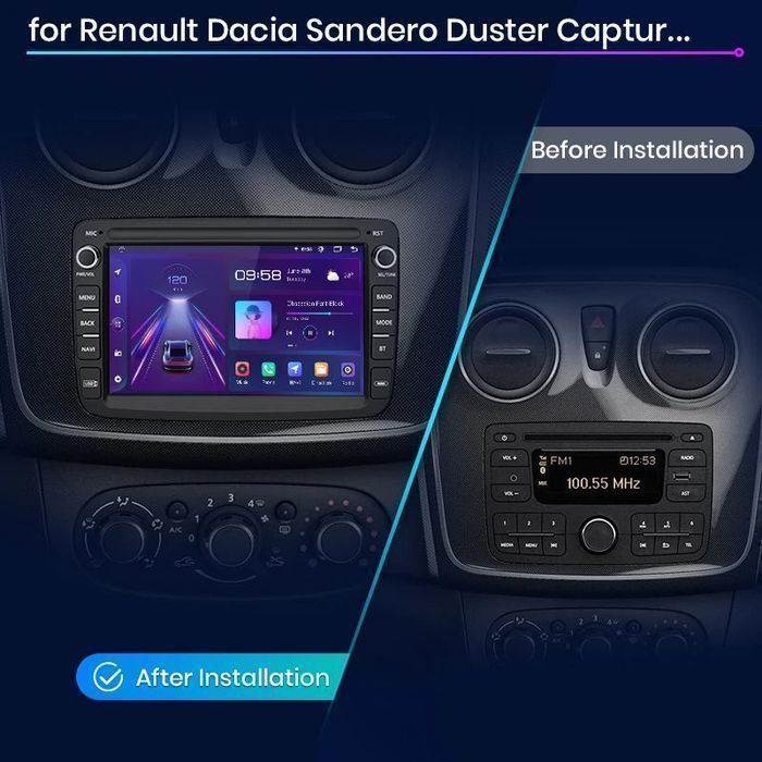 Dacia Duster Sandero Logan – Radio Android 7" CarPlay