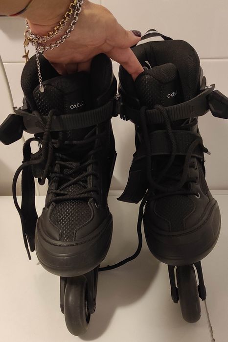 Patins em linha preto FIT100 - Oxelo