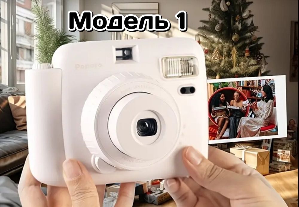 Фотоаппарат детский с функцией мгновенной термо печати три модели моде