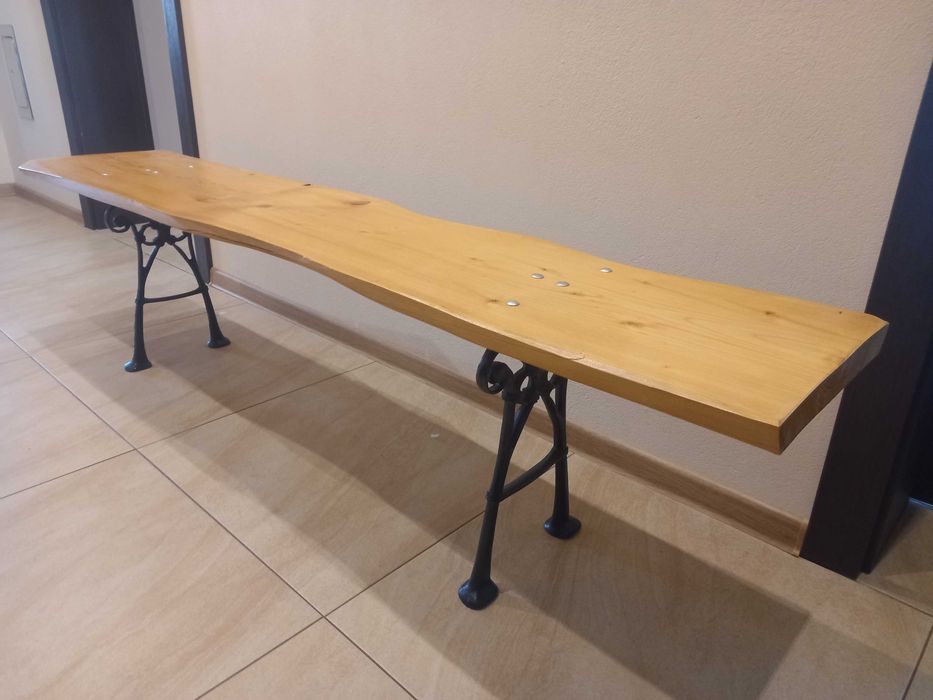 Ławka drewniana ogrodowa - nowa szerokość 130 cm