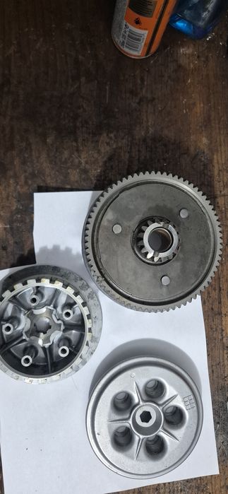 Embraiagem yamaha dtr 125 original, cesto,cepo ,prato de encosto como