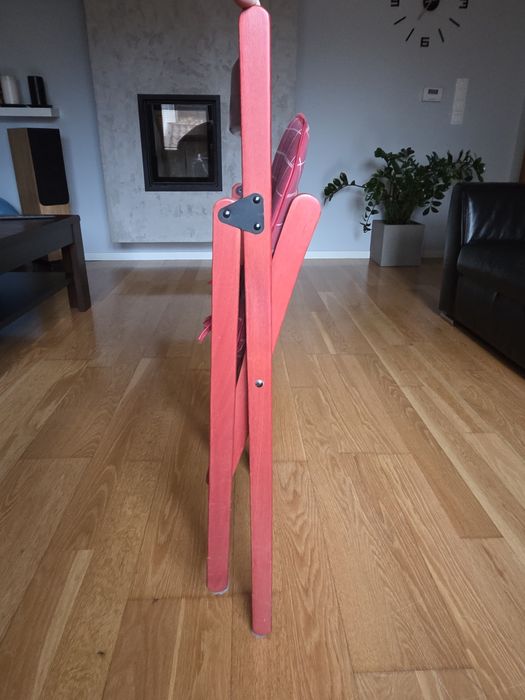 Krzesła składane bukowe  8 szt. Terje IKEA z poduszkami