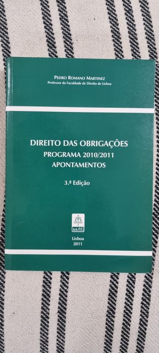 Direito das Obrigações - Pedro Romano Martinez