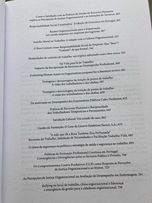 Investigação e Intervenção em Recursos Humanos Gestão para a Cidadania
