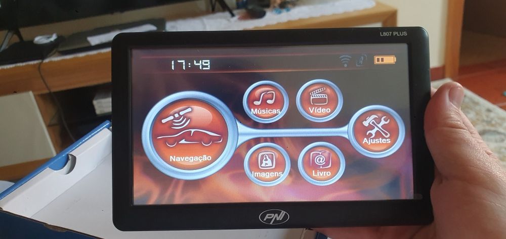 PNI L8050 Sistema multimediale per auto con schermo da 7 pollici, Apple Carplay e Android Auto, mirroring Android/iPhone, trasmettitore FM, telecamera posteriore inclusa