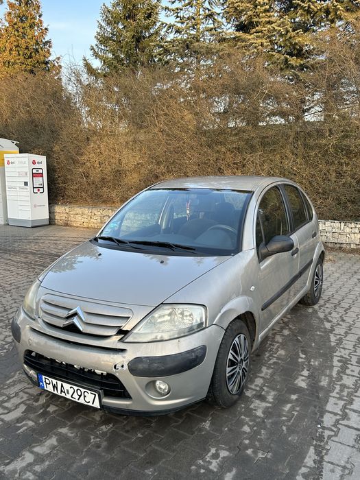 Citroen C3 2007, 1.4 HDI disel, 163 tys. km, złoty
