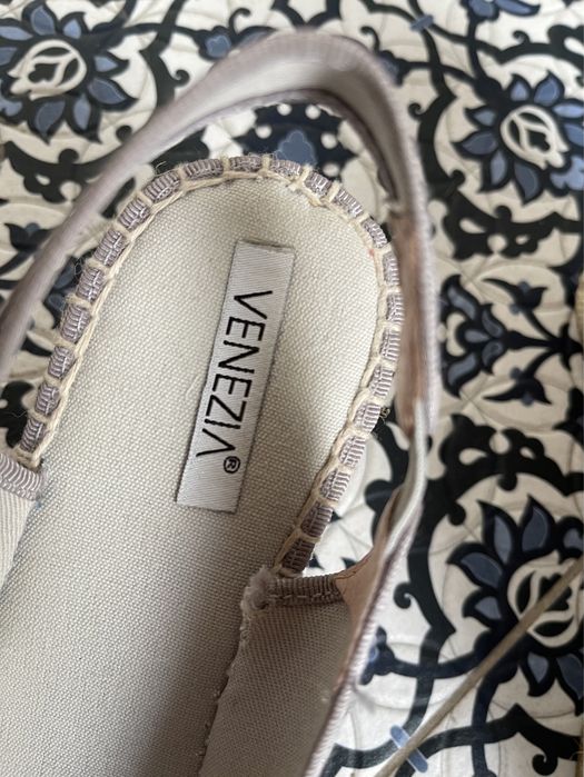 Venezia espadryle koturny sandały 39