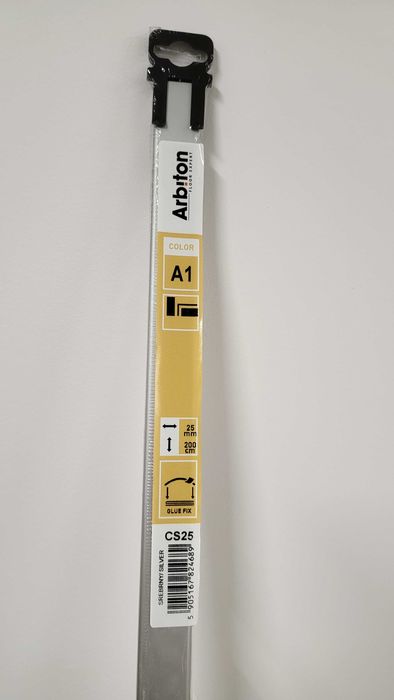 Listwa zakończeniowa Arbiton CS25 200cm kolor A1 srebrny