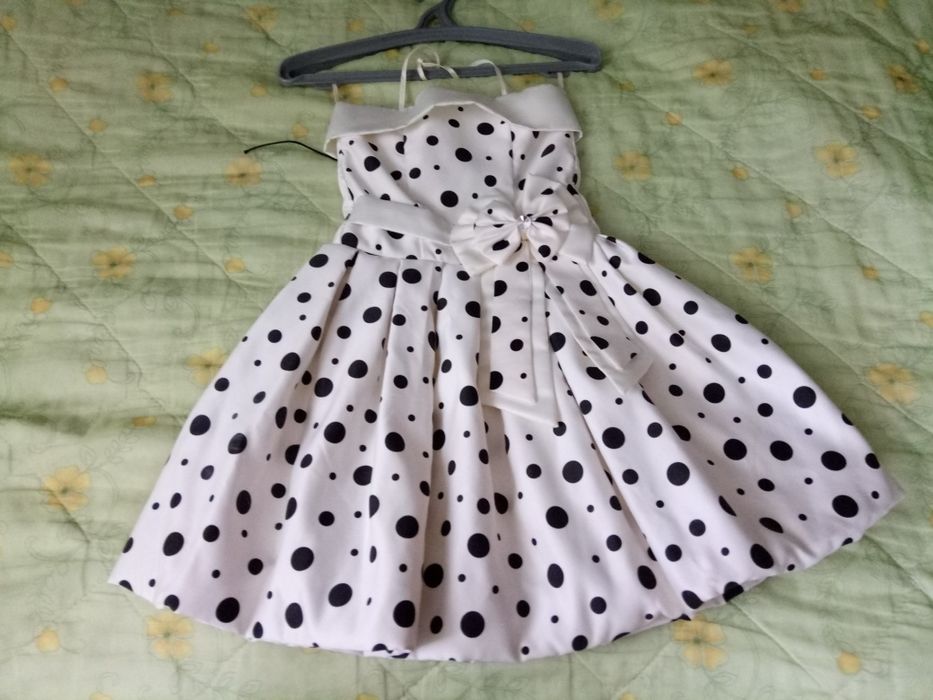 Платье в горошек