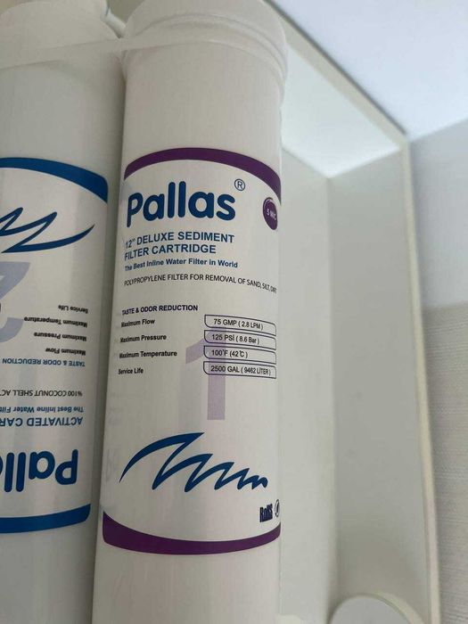 Вугільний фільтр для води 3 ступені очищення питної води