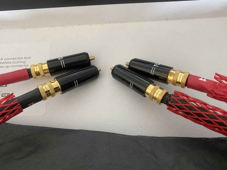 Tellurium Q - Ultra Black 2 - 1m - Rca Cabo de audio