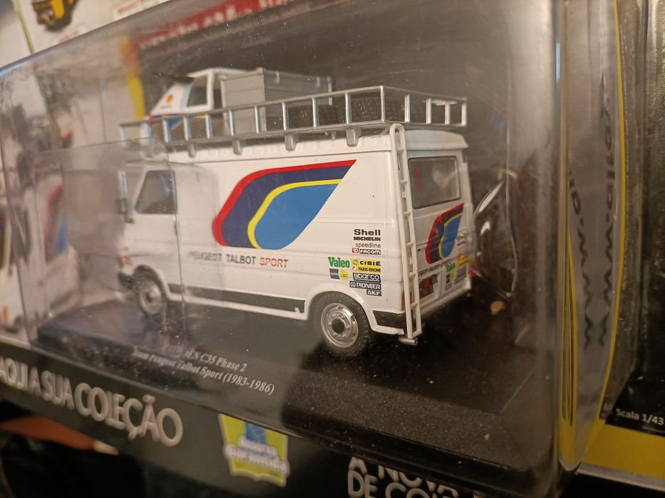 Camion Citroën C35 Phase 2 Team Peugeot Talbot Sport 1983-1986 - Maquette Altaya 1/43 - Neuf Sous Blister