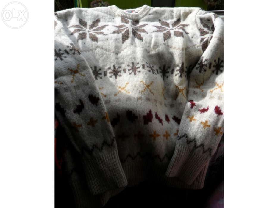 camisola de lã estampado (para homem)