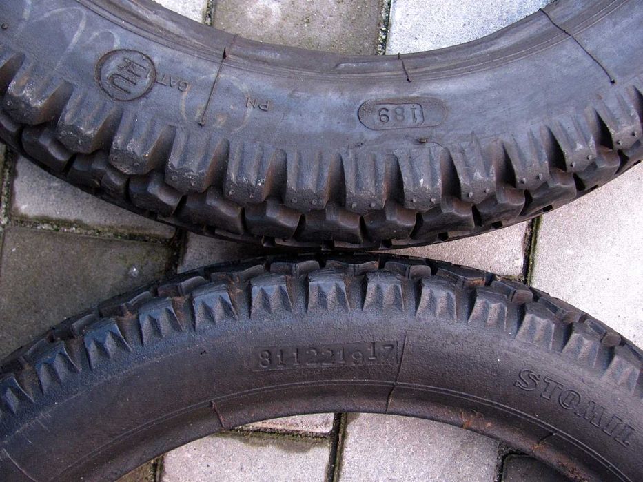 Opony STOMIL 3.00 - 16 3.50 - 16 MZ ES TS 250 Trophy 350 Jawa 250 175