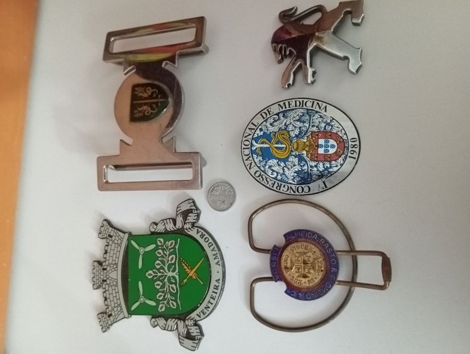Chapas antigas de varias marcas