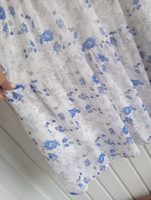 Платье шифоновое сарафан L