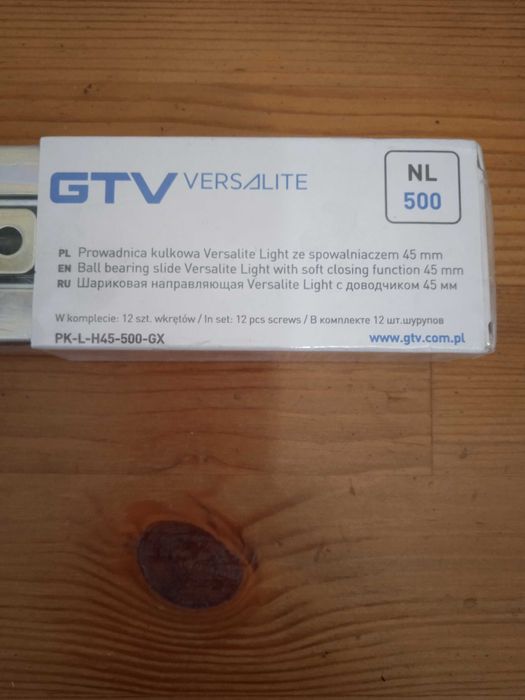 Prowadnica kulkowa GTV Versalite light NL 500 nowa