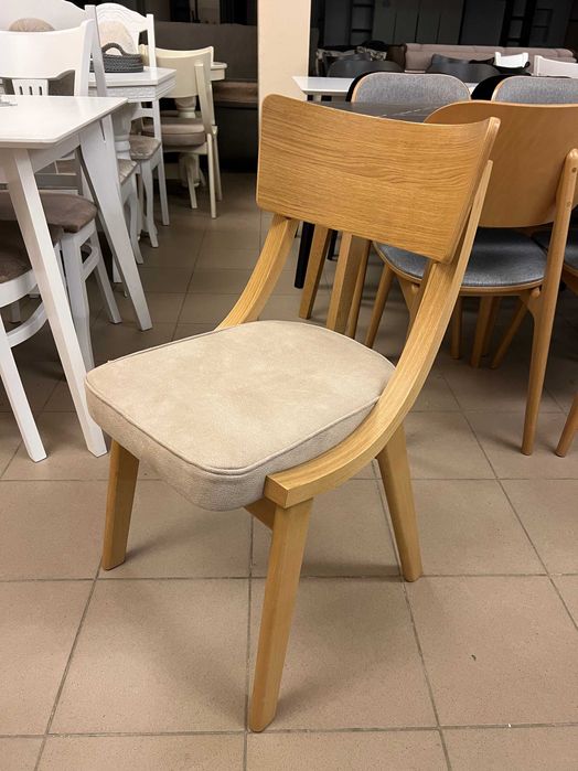 Стіл Соренто Д100+40 кухонний круглий розкладний дубовий на кухню дуб