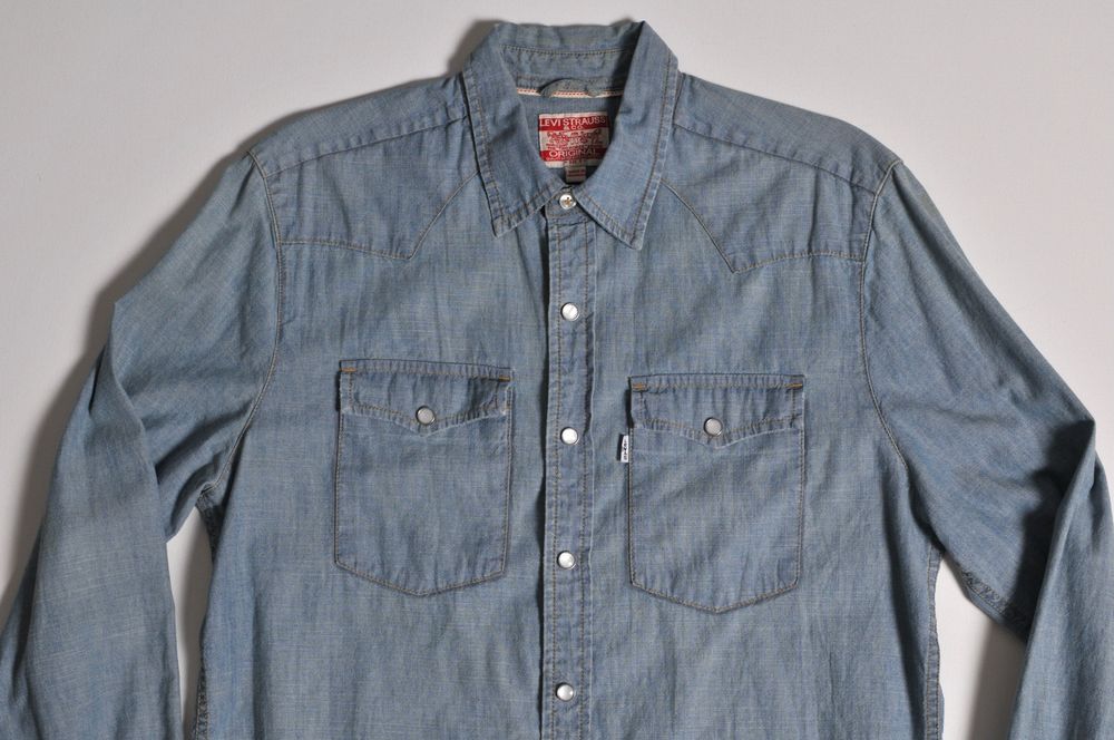 Koszula meska jeans marki Levis, rozmiar S, USA
