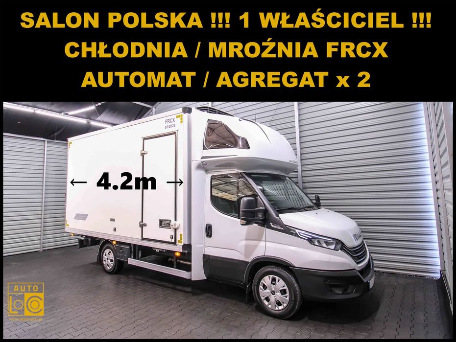 Iveco DAILY 35S18 CHŁODNIA / MROŹNIA  Automat + CHŁODNIA + MROŹNIA + 2 x Agregat + Salon PL + SERWIS !!!
