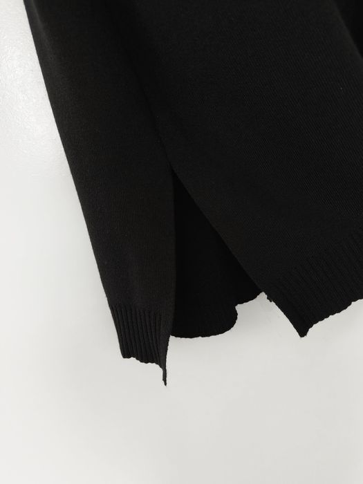 Kamizelka Massimo dutti 36 S czarna wiskozowa długa na guziki