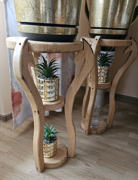 Kwietnik drewniany olcha