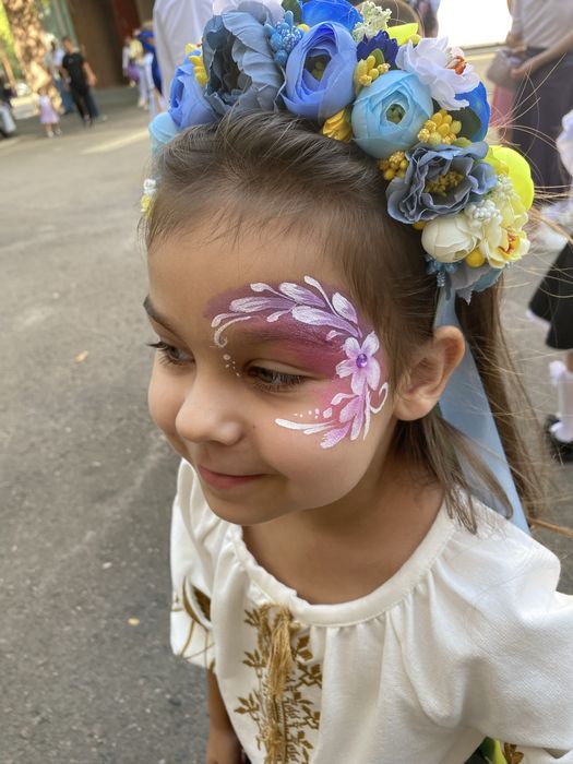 Віночок на голову,патріотичний двосторонній