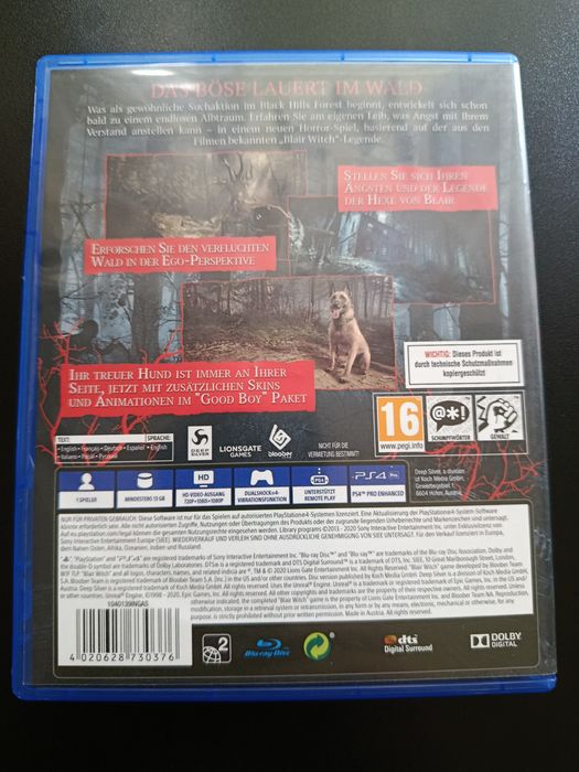 Gra Blair witch PS4 wersja PL napisy