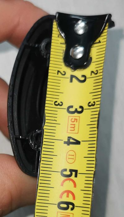 Stópki do walizki 5,5x2cm, nóżki bagażowe, czarne - 4 szt