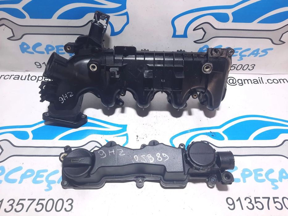 TAMPA TAMPO VALVULAS PEUGEOT 307 1.6 HDI 16V 110CV 9HZ 10JB89 9660281080 206 207 307 407 3007 3008 CITROEN C5 C3 PICASSO C4 PICASSO GRAND PICASSO MINI COOPER R56 MINI CLUBMAN R55 R57 CABRIO COLETOR ADMISSÃO