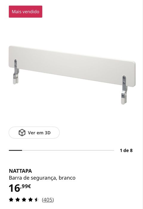 Berço branco IKEA