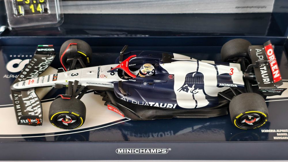 1:18 F1 Minichamps Alphatauri AT04 #3 Daniel Ricciardo GP Hungria 2023