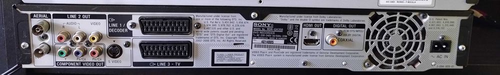 SONY RDR-GX350 nagrywarka DVD
