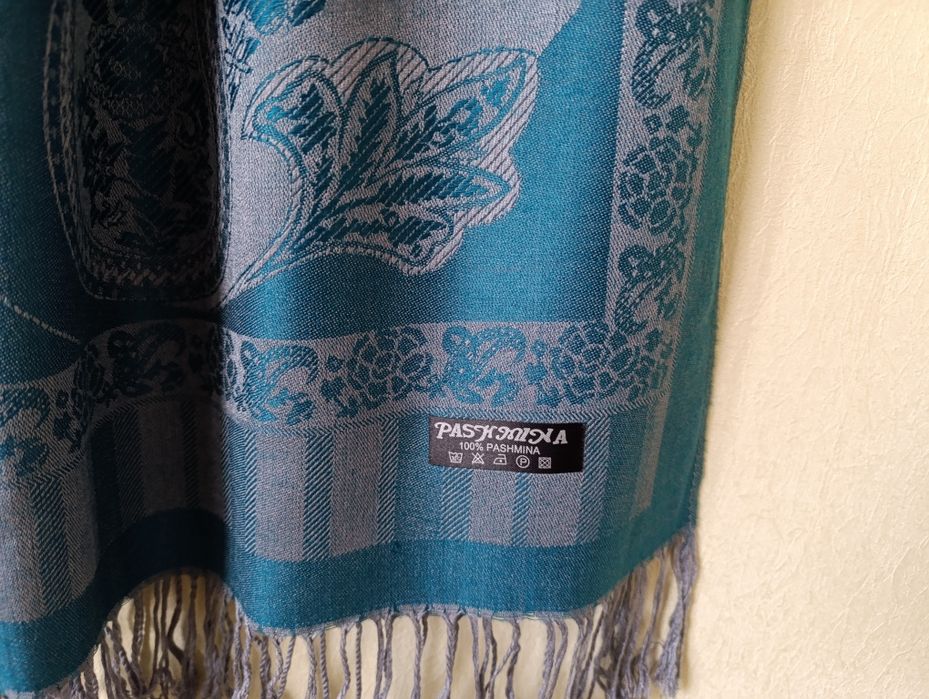 Шарф,палантин з 100% пашміни