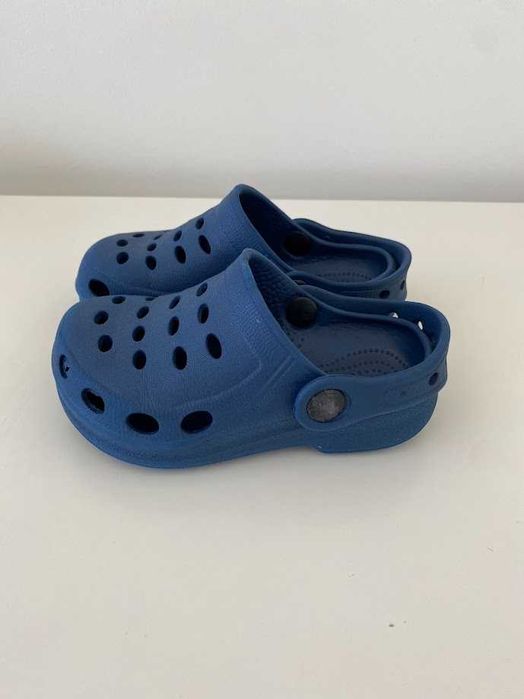 Chinelos Crianças (tipo crocs) azul marinho
