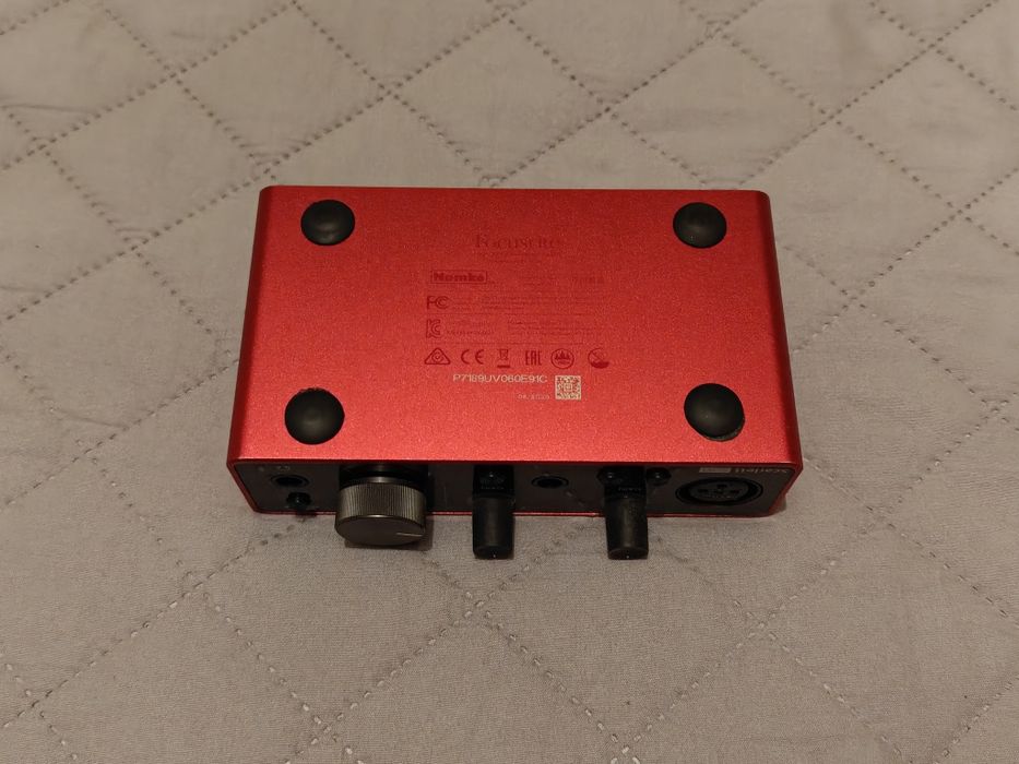 Interface Focusrite Scarlett Solo gen 3