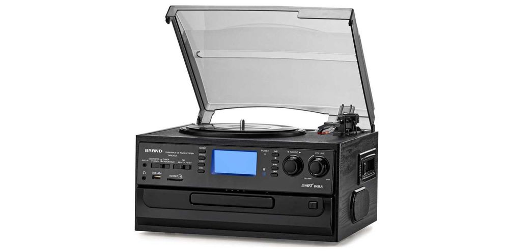 Gramofon ORCC T168 . 122002 .10 w 1 z bluetooth, wbudowanym głośnikiem