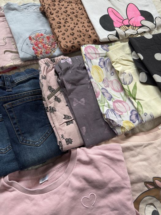 Zestaw ubrań dla dziewczynki 4-6 lat