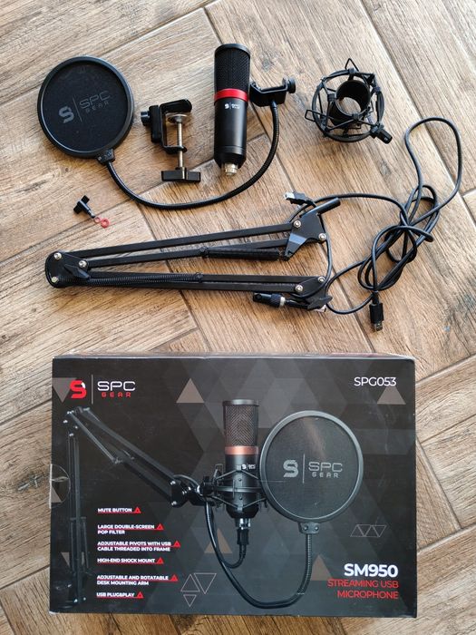 Mikrofon streamingowy SPC gear SM950