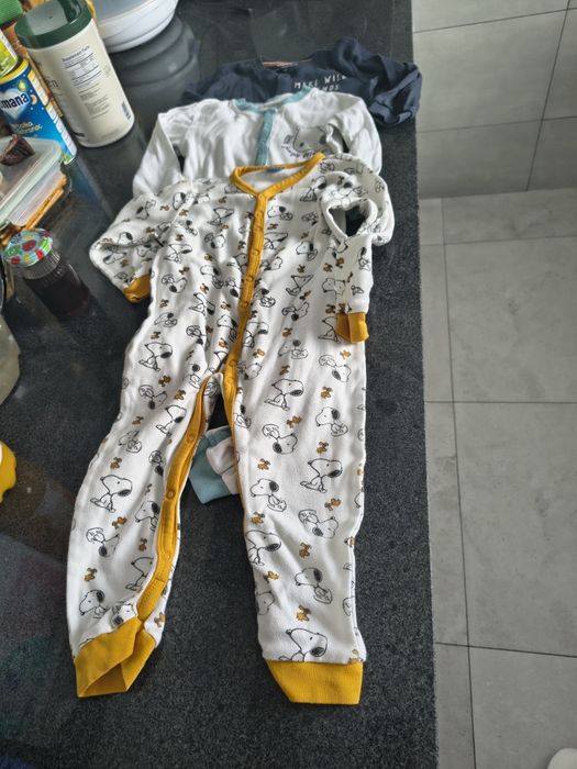 Śpiochy bez stopek 86 3 sztuki