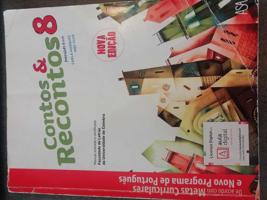Manual de Português "Contos e Recontos" 8º ano