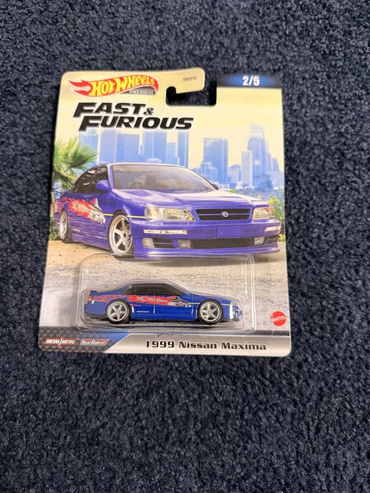 Hot wheels premium 1999 nissan maxima fast&furious