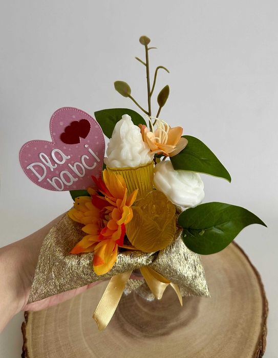 Mydlany bukiet na Dzień Babci
