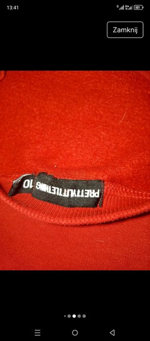 Bluza crewneck unikat custom hellfire stranger things hell fire knit